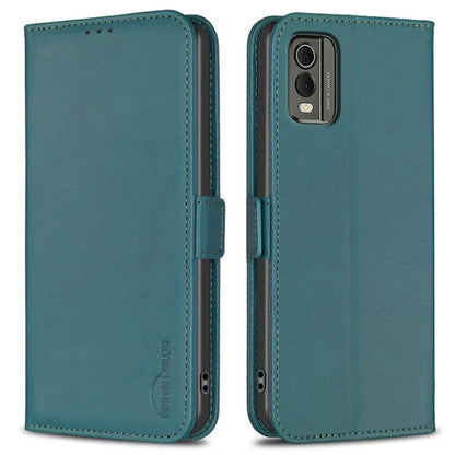 BINFEN COLOR BF31 For Nokia C32 Wallet Case PU Leather Flip Phone Cover