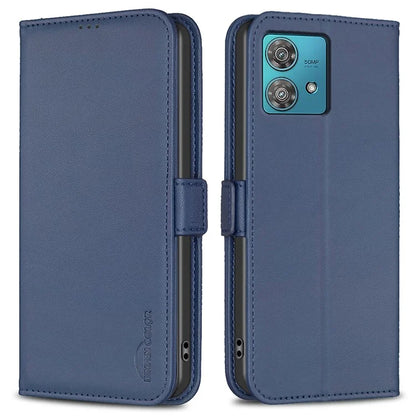 BINFEN COLOR BF31 For Motorola Edge 40 Neo 5G Leather Phone Cover Wallet Case
