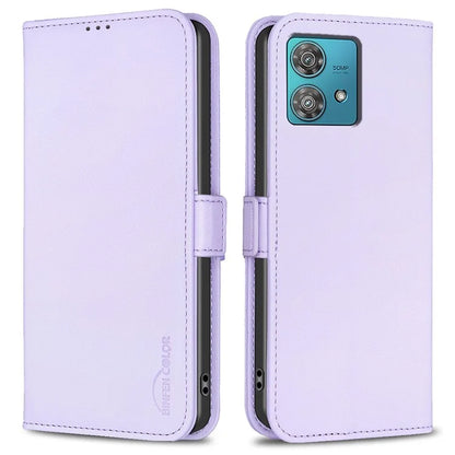 BINFEN COLOR BF31 For Motorola Edge 40 Neo 5G Leather Phone Cover Wallet Case