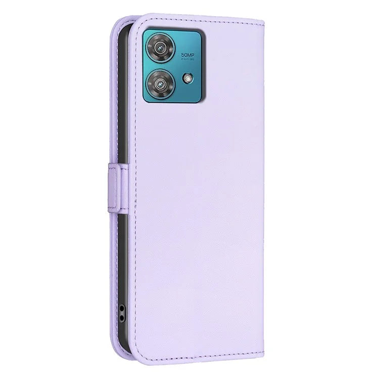 BINFEN COLOR BF31 For Motorola Edge 40 Neo 5G Leather Phone Cover Wallet Case