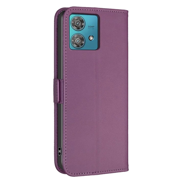 BINFEN COLOR BF31 For Motorola Edge 40 Neo 5G Leather Phone Cover Wallet Case