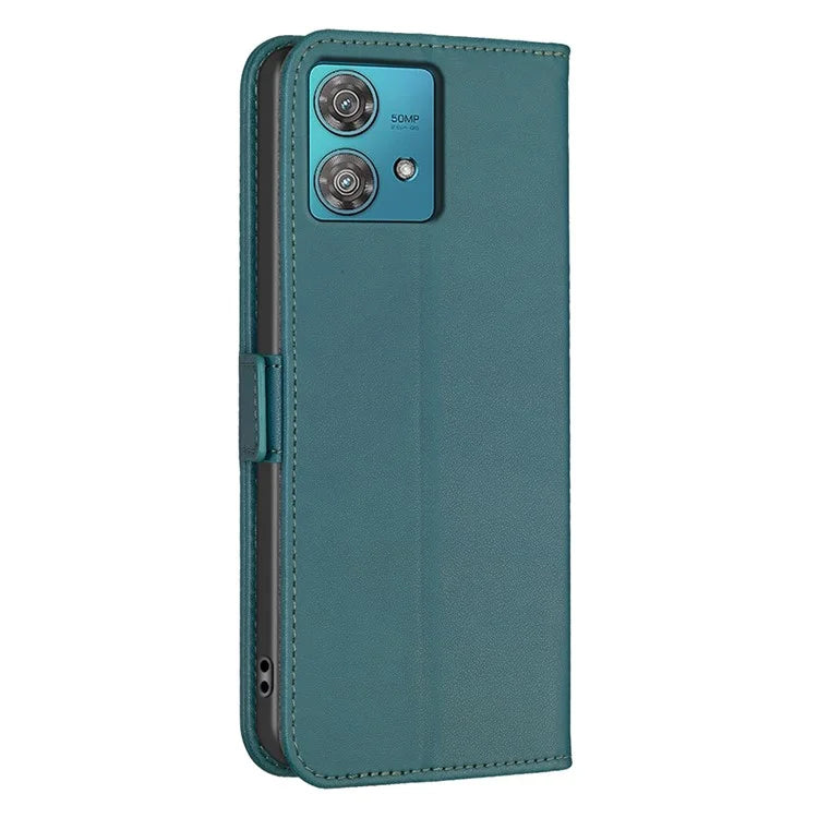 BINFEN COLOR BF31 For Motorola Edge 40 Neo 5G Leather Phone Cover Wallet Case