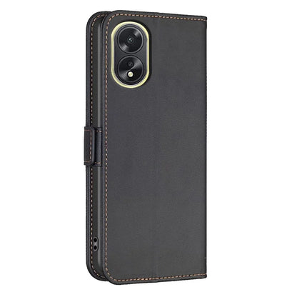 BINFEN COLOR BF31 For Oppo A38 4G / A18 4G Flip Phone Case PU Leather Wallet Cover