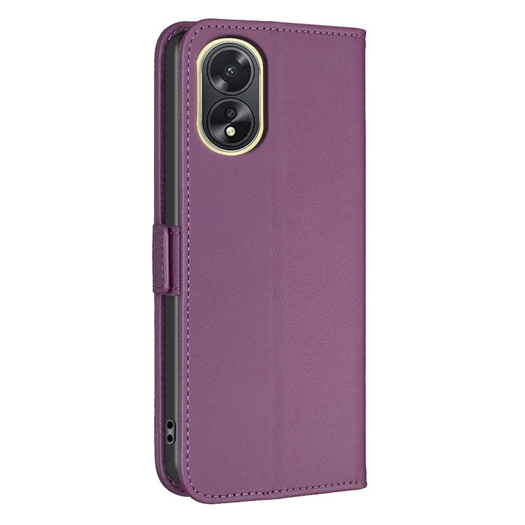 BINFEN COLOR BF31 For Oppo A38 4G / A18 4G Flip Phone Case PU Leather Wallet Cover