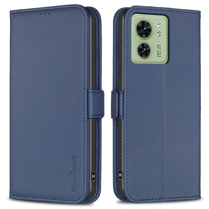 BINFEN COLOR BF31 For Motorola Edge 40 5G Phone Case Leather Wallet Stand Cover