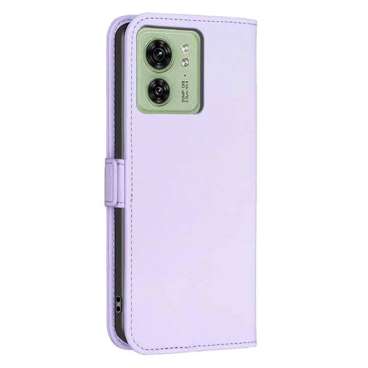 BINFEN COLOR BF31 For Motorola Edge 40 5G Phone Case Leather Wallet Stand Cover
