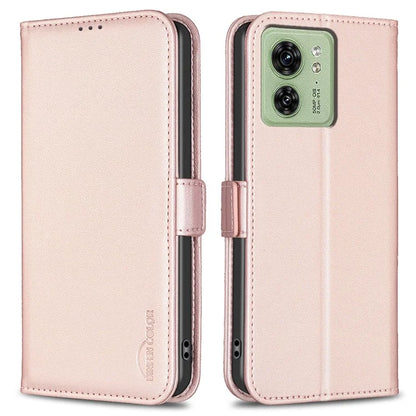 BINFEN COLOR BF31 For Motorola Edge 40 5G Phone Case Leather Wallet Stand Cover