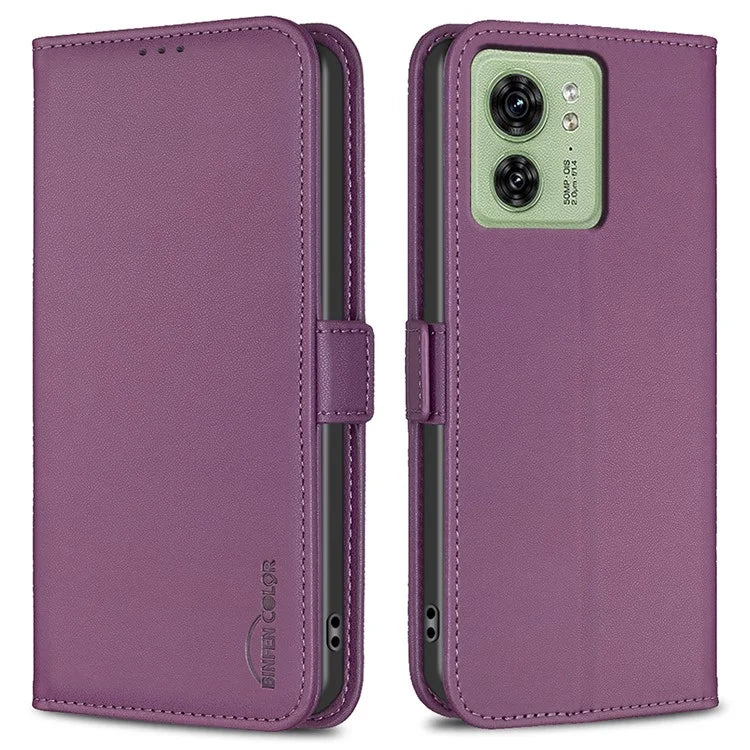 BINFEN COLOR BF31 For Motorola Edge 40 5G Phone Case Leather Wallet Stand Cover