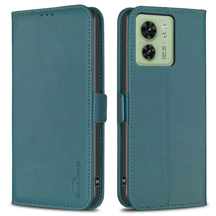 BINFEN COLOR BF31 For Motorola Edge 40 5G Phone Case Leather Wallet Stand Cover