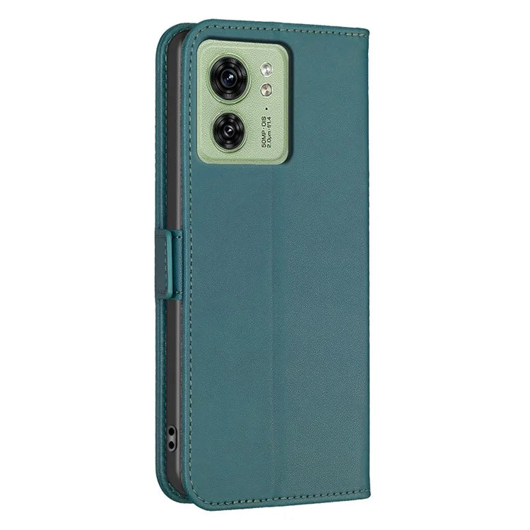 BINFEN COLOR BF31 For Motorola Edge 40 5G Phone Case Leather Wallet Stand Cover