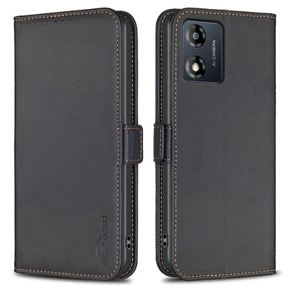 BINFEN COLOR BF31 For Motorola Moto G13 4G / G23 4G / G53 5G Leather Case Phone Wallet Stand