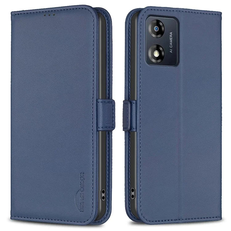 BINFEN COLOR BF31 For Motorola Moto G13 4G / G23 4G / G53 5G Leather Case Phone Wallet Stand