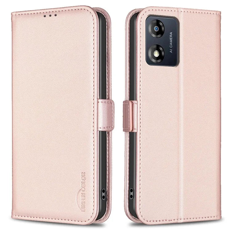 BINFEN COLOR BF31 For Motorola Moto G13 4G / G23 4G / G53 5G Leather Case Phone Wallet Stand