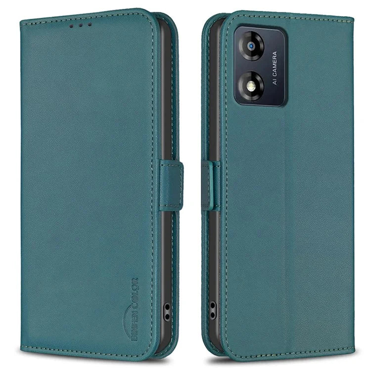 BINFEN COLOR BF31 For Motorola Moto G13 4G / G23 4G / G53 5G Leather Case Phone Wallet Stand