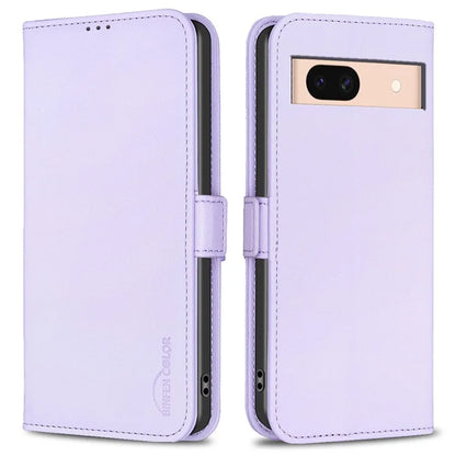 BINFEN COLOR BF31 For Google Pixel 8a Case Shockproof PU Leather+TPU Flip Wallet Phone Cover