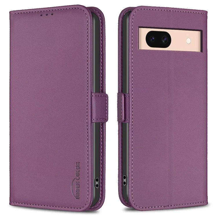 BINFEN COLOR BF31 For Google Pixel 8a Case Shockproof PU Leather+TPU Flip Wallet Phone Cover