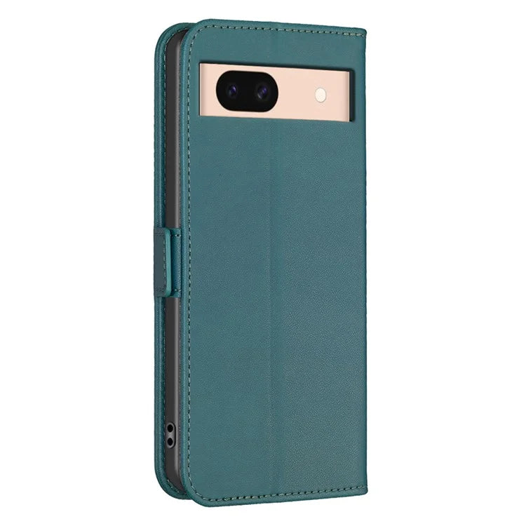 BINFEN COLOR BF31 For Google Pixel 8a Case Shockproof PU Leather+TPU Flip Wallet Phone Cover