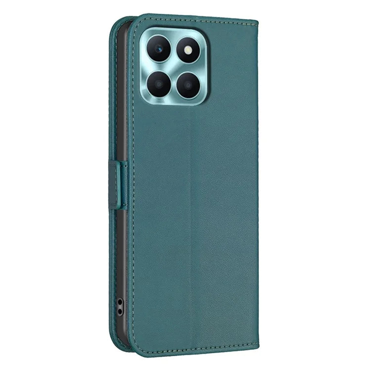 BINFEN COLOR BF31 For Honor X6a 4G Case Stand Leather Wallet Phone Cover