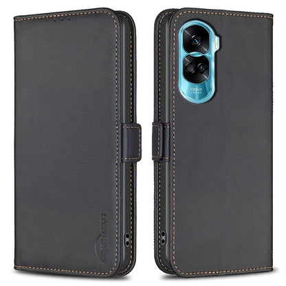 BINFEN COLOR BF31 For Honor 90 Lite 5G / X50i 5G Leather Case Flip Wallet Phone Cover