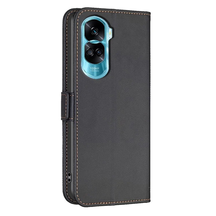BINFEN COLOR BF31 For Honor 90 Lite 5G / X50i 5G Leather Case Flip Wallet Phone Cover