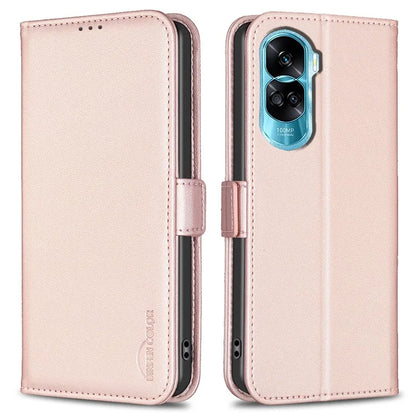 BINFEN COLOR BF31 For Honor 90 Lite 5G / X50i 5G Leather Case Flip Wallet Phone Cover