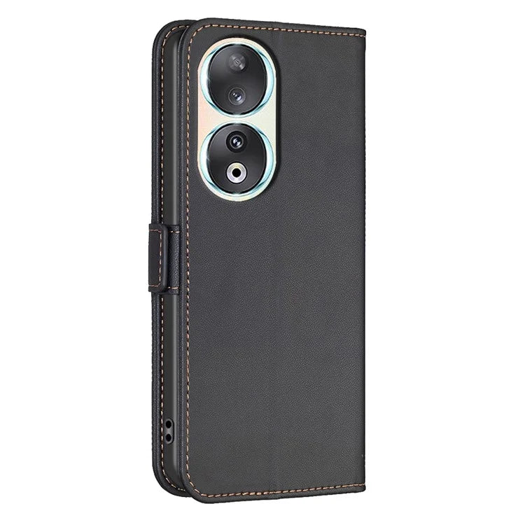 BINFEN COLOR BF31 For Honor 90 Case Wallet Stand Leather Flip Phone Cover