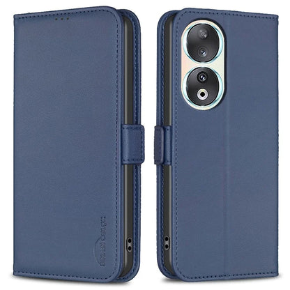 BINFEN COLOR BF31 For Honor 90 Case Wallet Stand Leather Flip Phone Cover