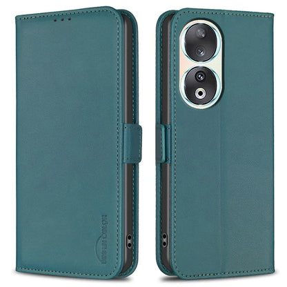 BINFEN COLOR BF31 For Honor 90 Case Wallet Stand Leather Flip Phone Cover