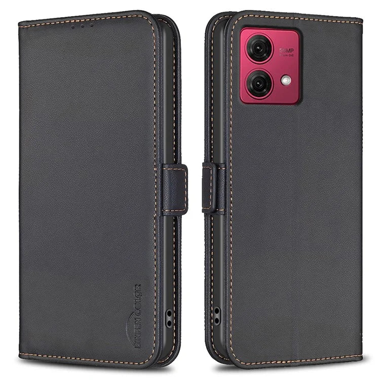 BINFEN COLOR BF31 For Motorola Moto G84 5G Wallet Phone Case Folio Flip Leather Cover