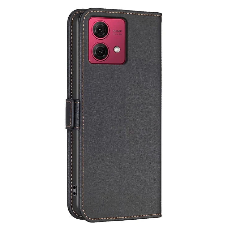 BINFEN COLOR BF31 For Motorola Moto G84 5G Wallet Phone Case Folio Flip Leather Cover