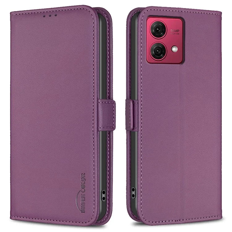 BINFEN COLOR BF31 For Motorola Moto G84 5G Wallet Phone Case Folio Flip Leather Cover