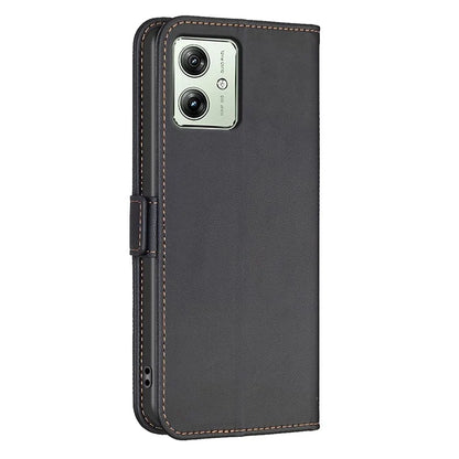BINFEN COLOR BF31 For Motorola Moto G54 5G / G14 4G Case Wallet PU Leather Phone Cover