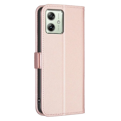 BINFEN COLOR BF31 For Motorola Moto G54 5G / G14 4G Case Wallet PU Leather Phone Cover