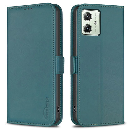 BINFEN COLOR BF31 For Motorola Moto G54 5G / G14 4G Case Wallet PU Leather Phone Cover