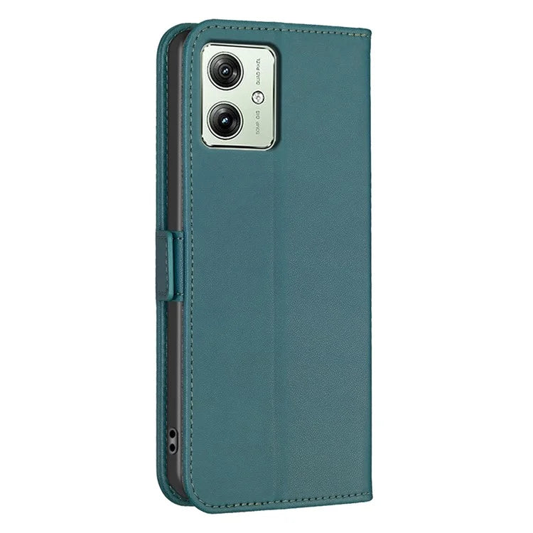 BINFEN COLOR BF31 For Motorola Moto G54 5G / G14 4G Case Wallet PU Leather Phone Cover