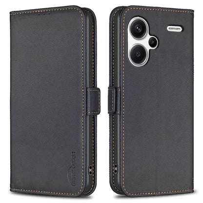 BINFEN COLOR BF31 For Xiaomi Redmi Note 13 Pro+ 5G Leather Wallet Case Phone Stand