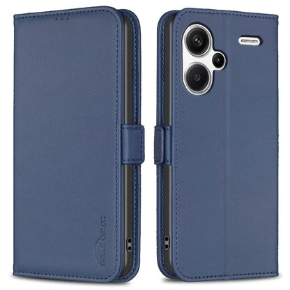BINFEN COLOR BF31 For Xiaomi Redmi Note 13 Pro+ 5G Leather Wallet Case Phone Stand