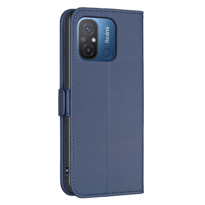 BINFEN COLOR BF31 For Xiaomi Redmi 12C 4G Leather Case Wallet Magnetic Clasp Cover