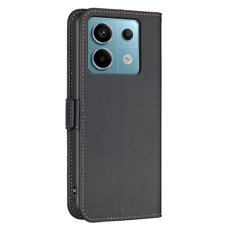 BINFEN COLOR BF31 For Xiaomi Redmi Note 13 Pro 5G / Poco X6 5G Leather Case Phone Wallet Cover