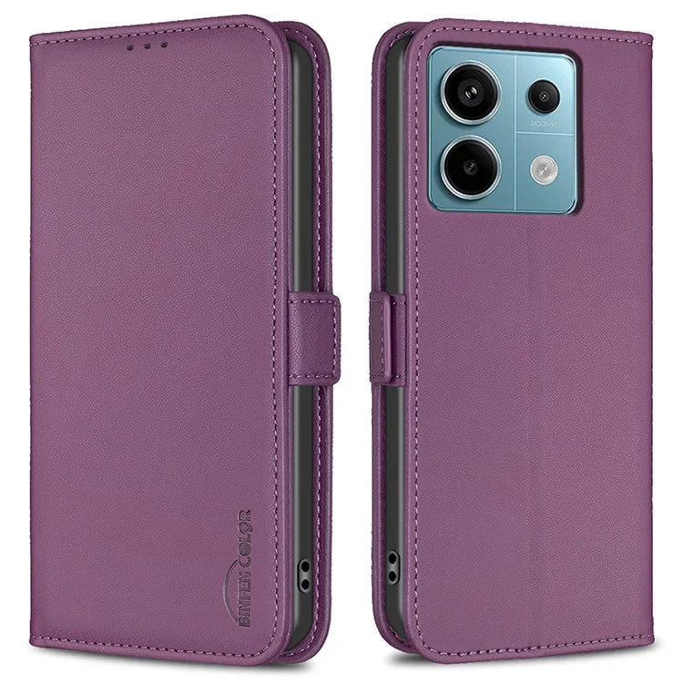 BINFEN COLOR BF31 For Xiaomi Redmi Note 13 Pro 5G / Poco X6 5G Leather Case Phone Wallet Cover