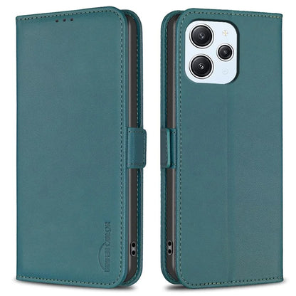 BINFEN COLOR BF31 For Xiaomi Redmi 12 4G Phone Case Wallet Leather Phone Cover
