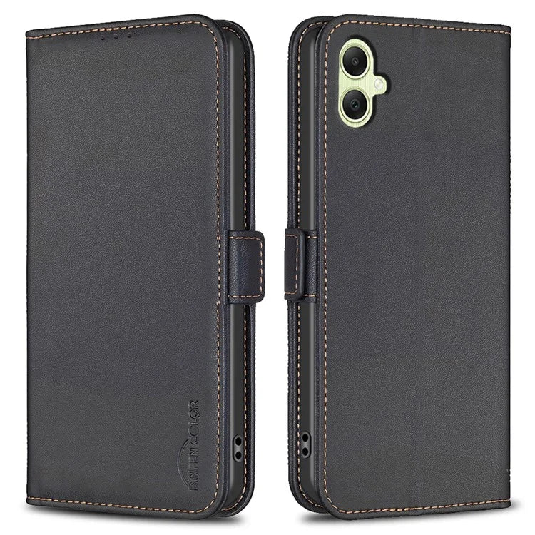 BINFEN COLOR BF31 For Samsung Galaxy A05 4G Case Stand Leather Anti-fall Wallet Phone Cover