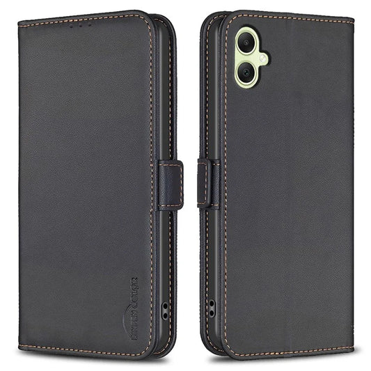 BINFEN COLOR BF31 For Samsung Galaxy A05 4G Case Stand Leather Anti-fall Wallet Phone Cover
