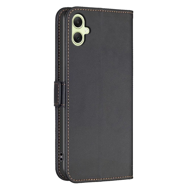 BINFEN COLOR BF31 For Samsung Galaxy A05 4G Case Stand Leather Anti-fall Wallet Phone Cover