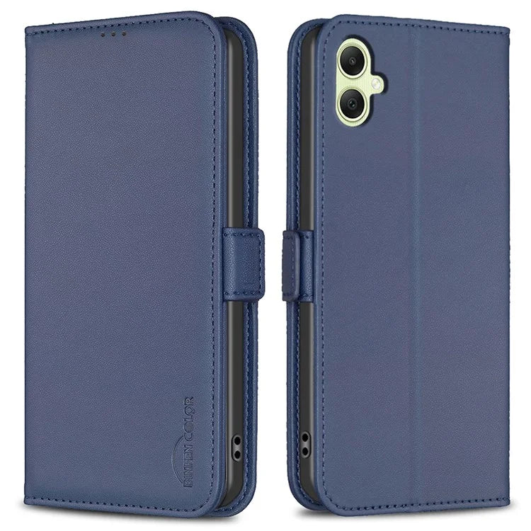 BINFEN COLOR BF31 For Samsung Galaxy A05 4G Case Stand Leather Anti-fall Wallet Phone Cover