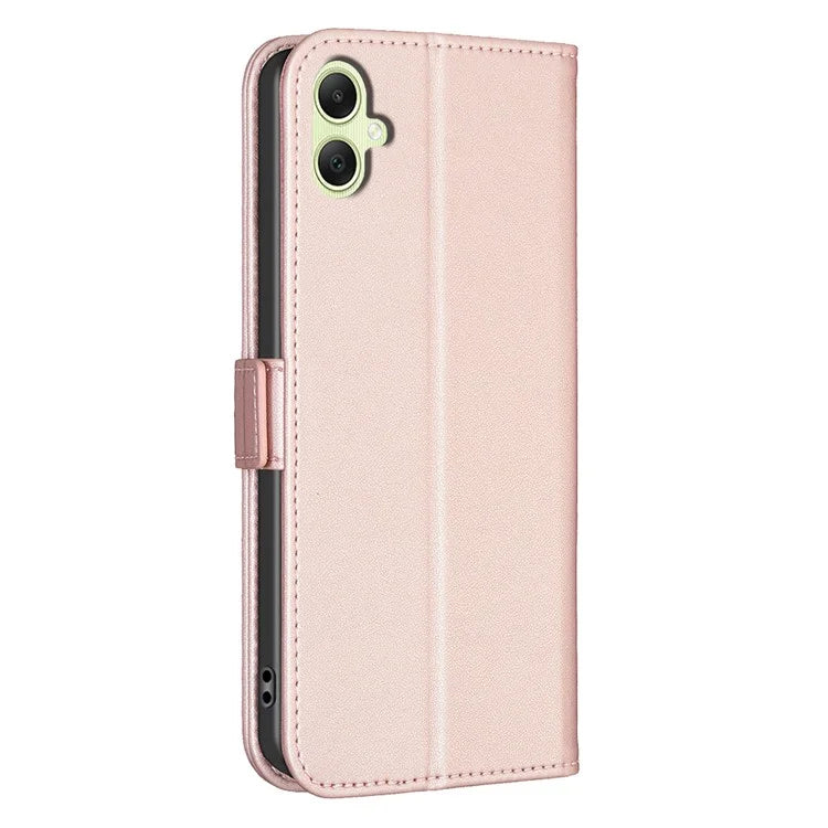 BINFEN COLOR BF31 For Samsung Galaxy A05 4G Case Stand Leather Anti-fall Wallet Phone Cover