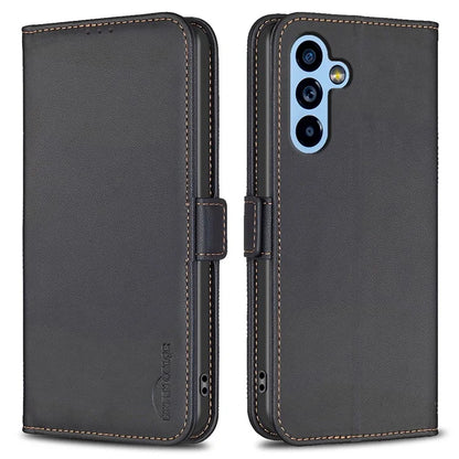 BINFEN COLOR BF31 For Samsung Galaxy A34 5G Magnetic Case Card Holder Phone Leather Cover