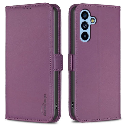 BINFEN COLOR BF31 For Samsung Galaxy A54 5G Phone Case Wallet Stand Leather Cover
