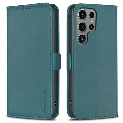 BINFEN COLOR BF31 For Samsung Galaxy S23 Ultra Case Wallet PU Leather Stand Cover