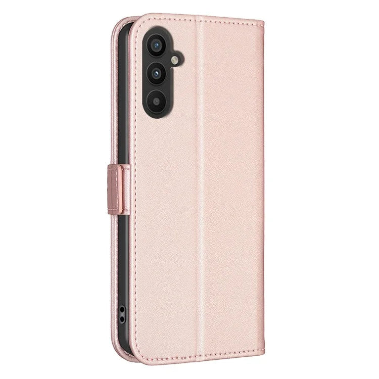 BINFEN COLOR BF31 For Samsung Galaxy A25 5G (Global) (161.0 x 76.5 x 8.3mm) Phone Leather Case Wallet Stand Cover